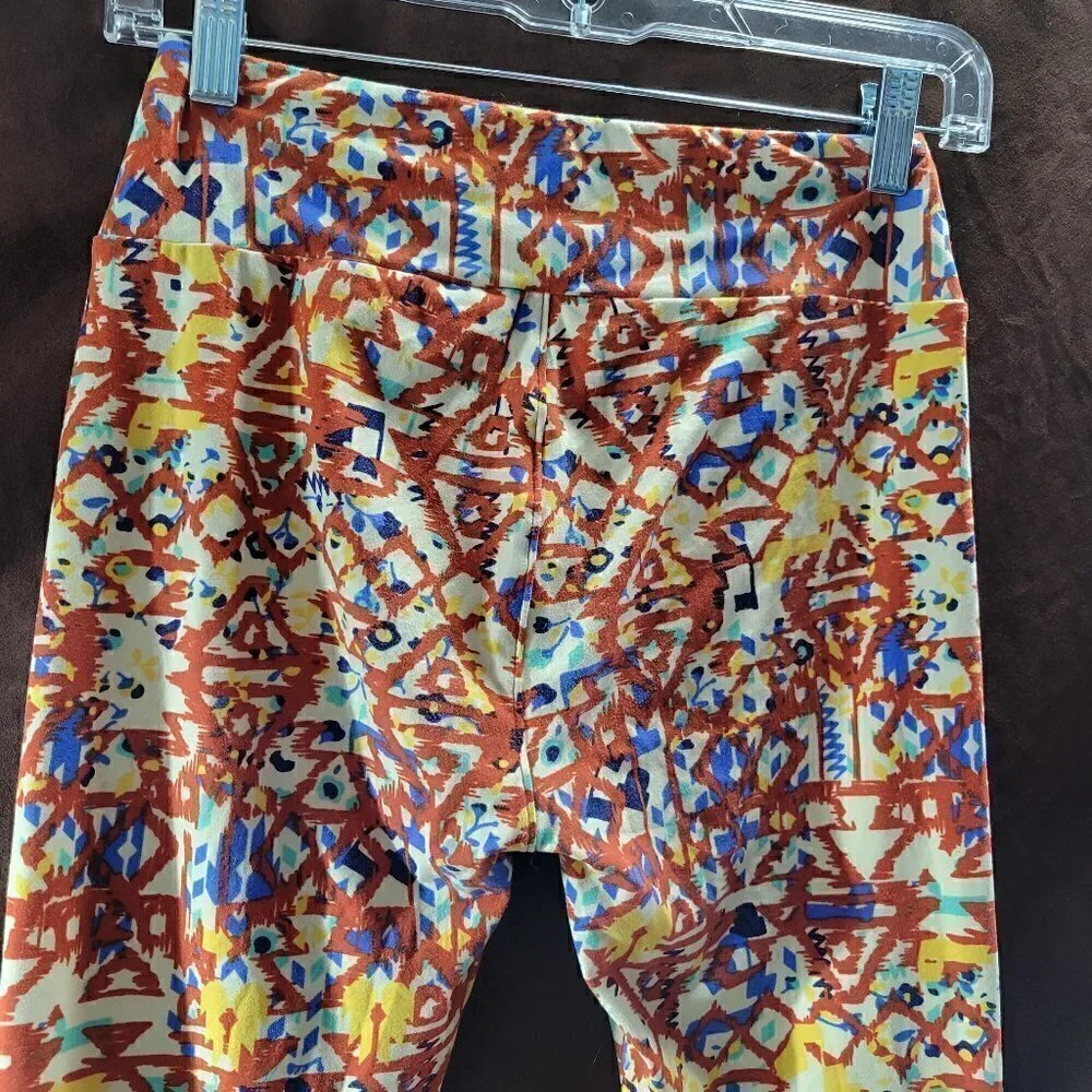 LulaRoe Leggings Funky Multicolored Design One size